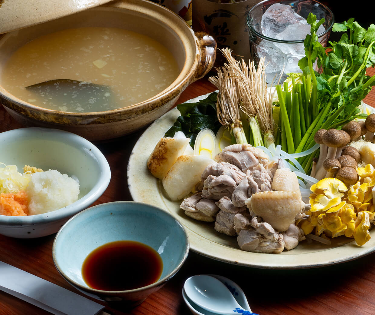 水炊き・鴨鍋　冬季限定【予約制】